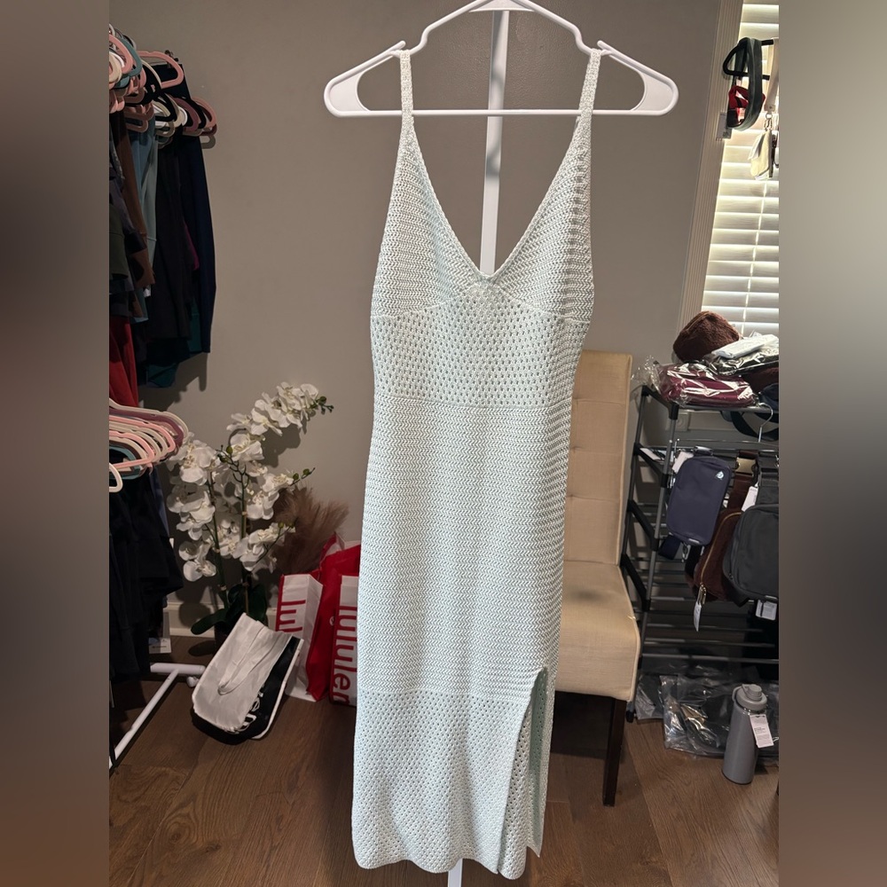 Aritzia Wilfred Evie Crochet Midi Dress - Picture 4 of 5